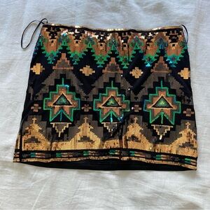 Rapsodia sequin mini skirt